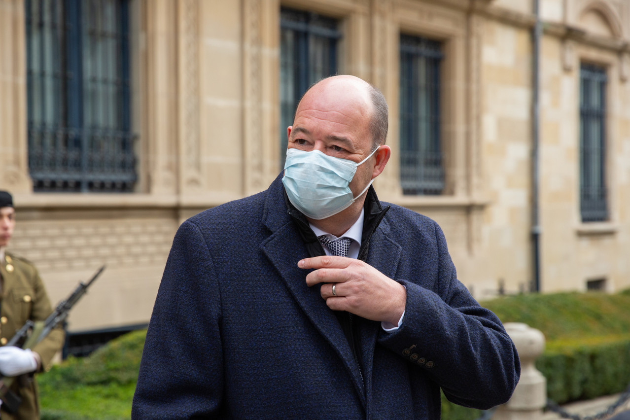Claude Haagen (LSAP) after his swearing in earlier this month Library photo: Romain Gamba/Maison Moderne