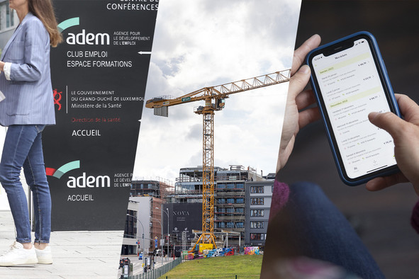 Talent, housing, sustainability and digitalisation are among the issues cited most by professional and civil society organisations ahead of the legislative elections. Photos: Guy Wolff and Romain Gamba/Maison Moderne/Archives. Editing: Maison Moderne