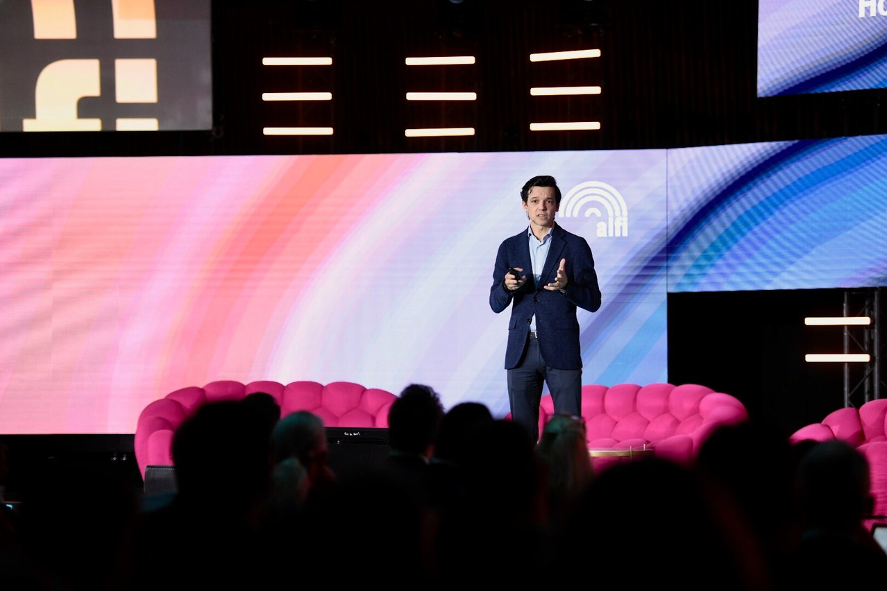 “AI is going to be at the very core of all the internal and business processes of your organisation,”  said Guillaume Bour of Mistral AI Photo: Alfi