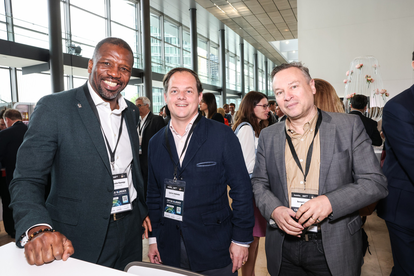 Arnaud Peraire Mananga at Edmond de Rothschild (left), Cyril de Jerphanion at Fombert (centre). Photo: Marie Russillo/Maison Moderne