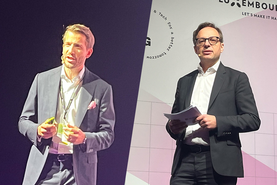 Pierre-Adrien Grange (Microsoft) and Patrice Witz (PwC). (Photo: Paperjam)