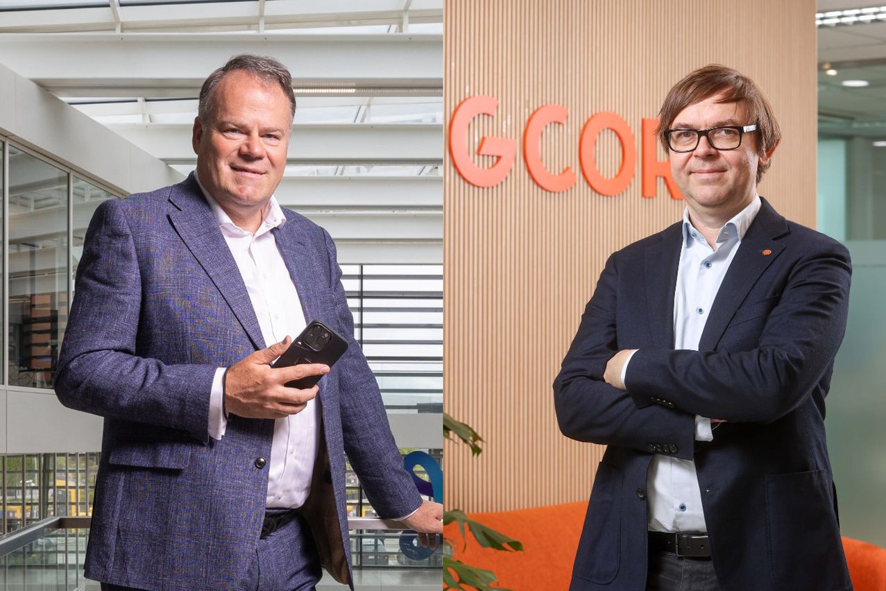 Left: Gérard Hoffmann, CEO of Proximus Luxembourg and chair of the AI working group at the Chamber of Commerce. Right: Andre Reitenbach, CEO and co-founder of Gcore. Photos: Guy Wolff/Maison Moderne/Gcore