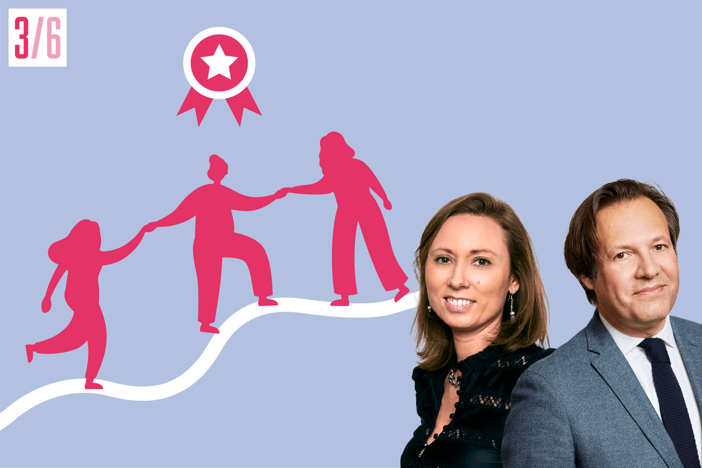 Gwladys Costant, fondatrice, et Jérôme Carbonnelle, associé au sein du cabinet de recrutement GoToFreedom, nous expliquent comment valoriser ses employés.  (Illustration: Maison Moderne)