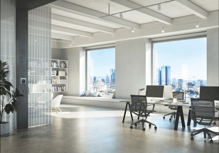 Schüco VentoTherm Twist - Un air sain dans les écoles, les bureaux et les restaurants ©Schüco International KG