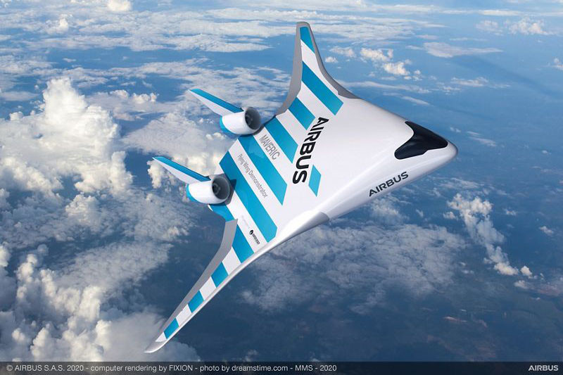 Airbus a présenté Maveric, l’avion du futur, à Singapour. (Photo: Airbus)
