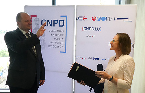 Alain Herrmann was sworn in last Friday to succeed Christophe Buschmann as commissioner of the CNPD (Photo: CNPD)