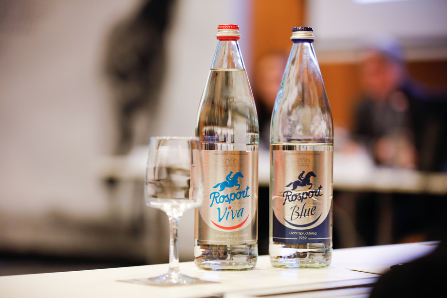 Rosport represents more than 50% of the bottled water market in Luxembourg's catering industry, while competition is fierce in the retail sector. (Photo: Romain Gamba / Maison Moderne / Archives)