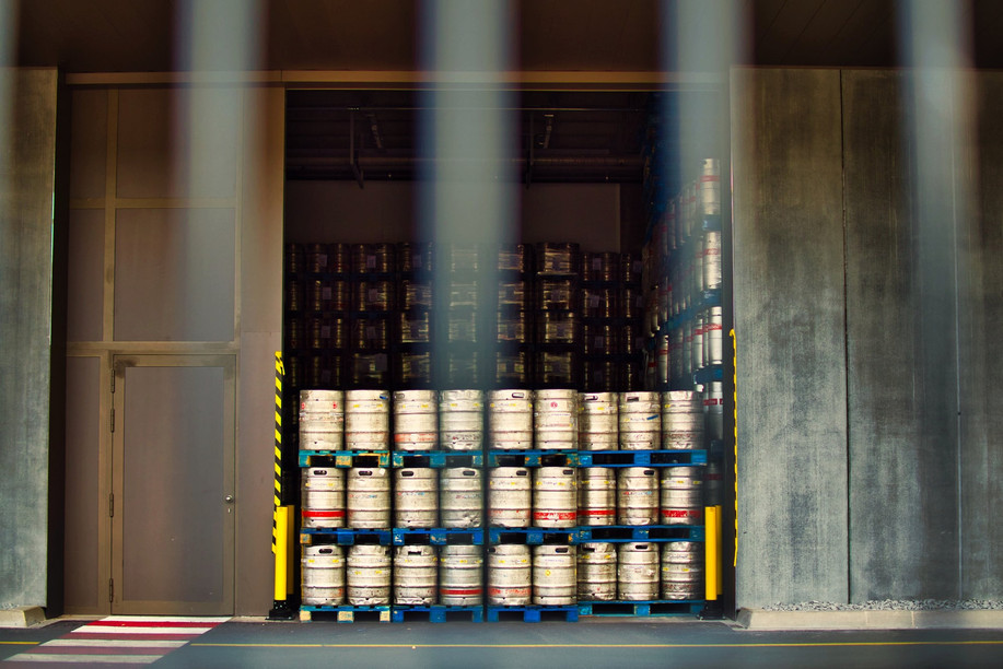 Library picture: Beer kegs awaiting shipment, Diekirch, April 2020. Photo credit: Gabor Koszegi/Unsplash