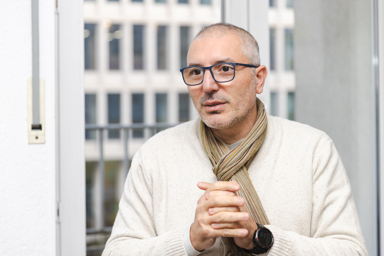 Pour Roberto Mendolia, la liberté syndicale n’est plus assurée. La restaurer est son cheval de bataille pour 2024. (Photo: Romain Gamba/Maison Moderne)