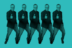 Marc Binsfeld at Luxembourg Art Week. Photo: Maison Moderne