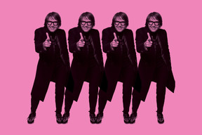 Martine Feipel at Luxembourg Art Week. Photo: Maison Moderne
