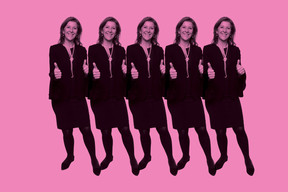 Nadia Manzari at Luxembourg Art Week. Photo: Maison Moderne