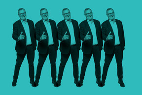 Ronald Schlesser at Luxembourg Art Week. Photo: Maison Moderne