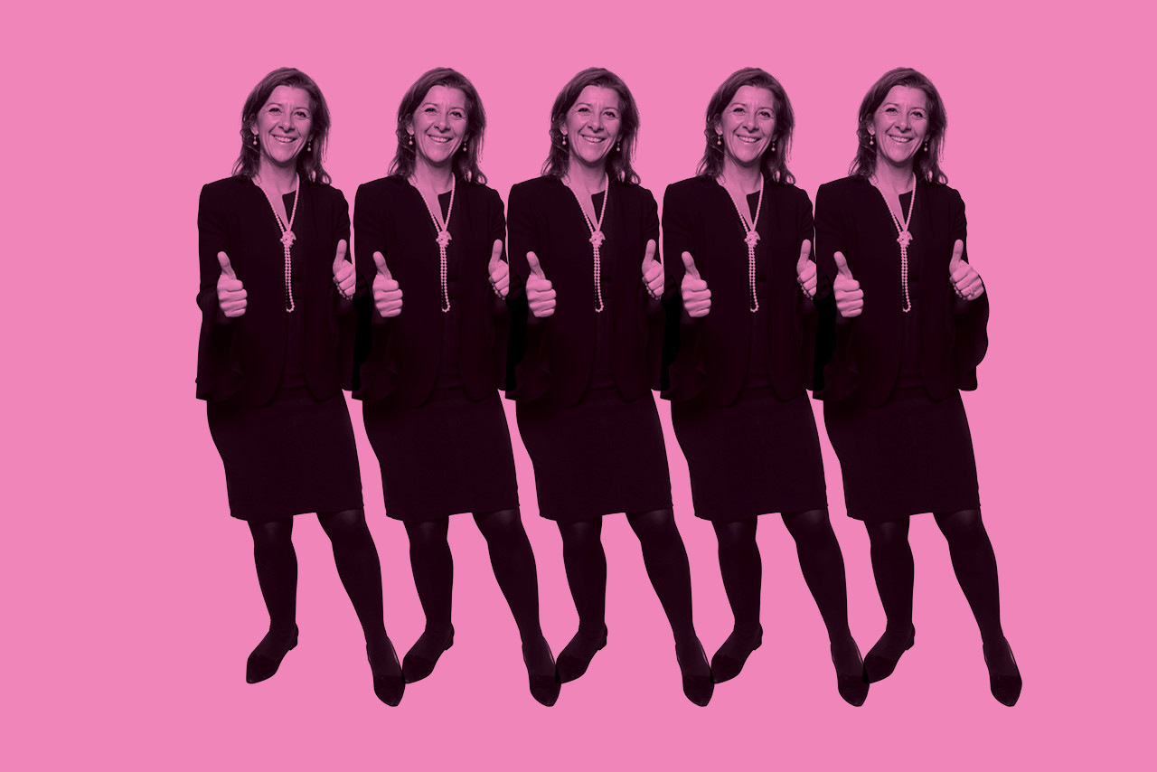 Nadia Manzari at Luxembourg Art Week. Photo: Maison Moderne