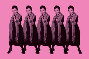 Netty Thines at Luxembourg Art Week. Photo: Maison Moderne