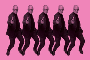 Paul Di Felice at Luxembourg Art Week. Photo: Maison Moderne