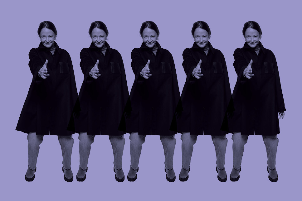Françoise Deutsch at Luxembourg Art Week. Photo: Maison Moderne