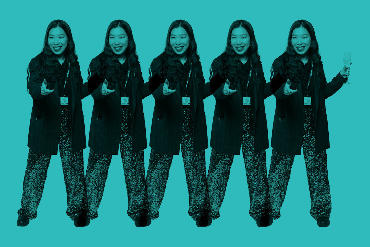 Yao Tong at Luxembourg Art Week. Photo: Maison Moderne