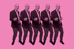 Marco Lippert at Luxembourg Art Week. Photo: Maison Moderne