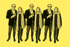 Mike Koedinger and Caroline Mart at Luxembourg Art Week. Photo: Maison Moderne