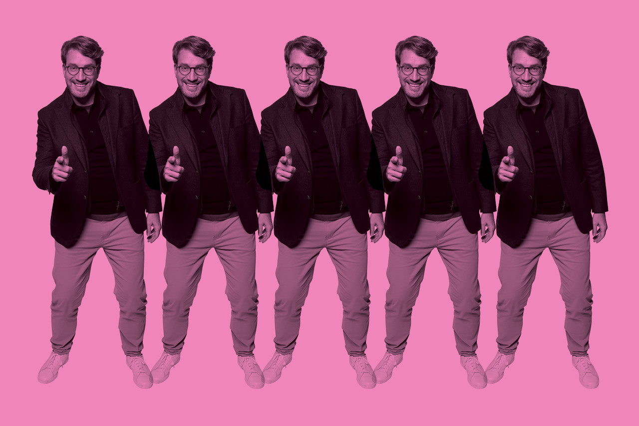 Marc Meyers at Luxembourg Art Week. Photo: Maison Moderne