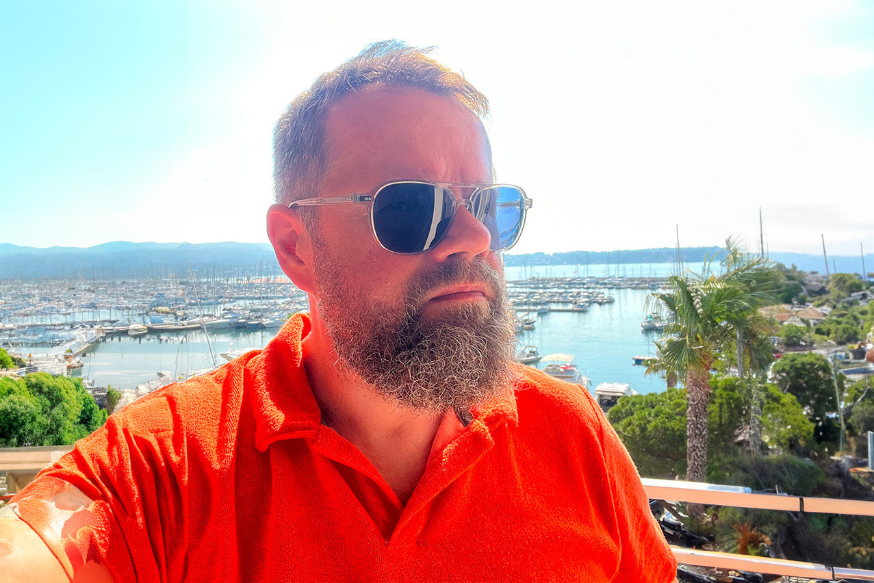 Even on holiday, the artistic director of Luxembourg City Film Festival Alexis Juncosa struggles to disconnect from work. “That’s the problem with passion jobs,” he says.  Photo: Alexis Juncosa