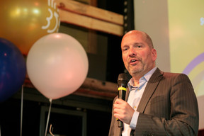 Association of the Luxembourg Fund Industry chairperson Jean-Marc Goy speaking at Alfi’s 35th anniversary celebration, 6 July 2023. Photo: Association of the Luxembourg Fund Industry