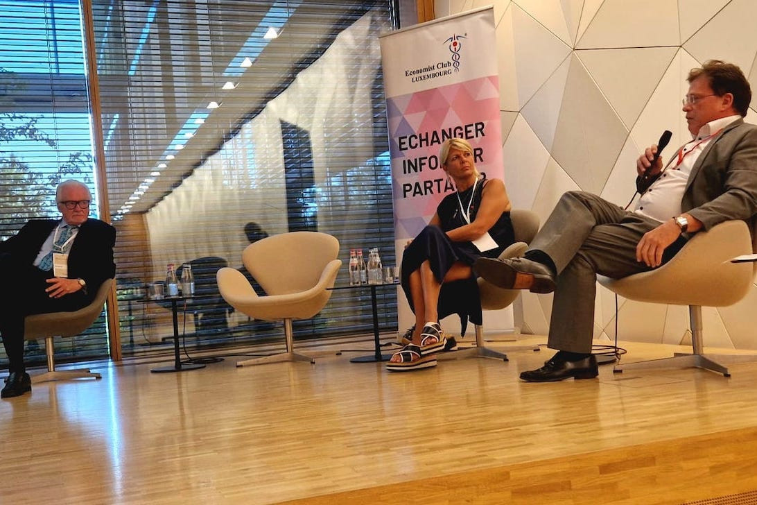 Nicolas Ries, Aline Muller and Serge Allegrezza compared their points of view during the Economist Club’s 25th anniversary roundtable in June. One thing they agree on: Luxembourg will face major challenges in the coming years. Photo: Economist Club