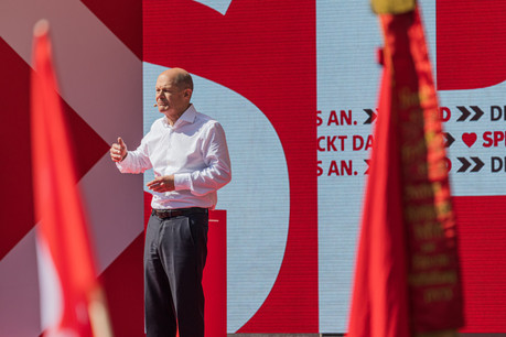 Olaf Scholz et son parti, le SPD, ont remporté 25,7% des voix. (Photo: Schutterstock)