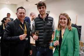 Dany Lucas (Paperjam), Nicolas Ruppert (Les Bulles) et Virginie Laurent (Paperjam). (Photo : Virginie Willemet/VYou)