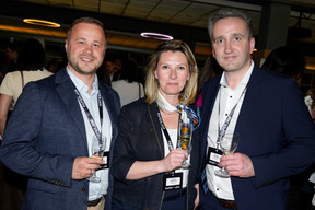 Wiktor Melion, Urszula Landsberg et Dariusz Landsberg, (Fundequate). (Photo : Virginie Willemet/VYou)