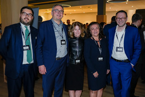 Bruno Stockemer (Centralis), Stephane Pesch (LPEA), Patrizia Luchetta (Imagine Tomorrow), Sylvie Rodrigues et Johann Herz (LPEA). (Photo : Virginie Willemet/VYou)