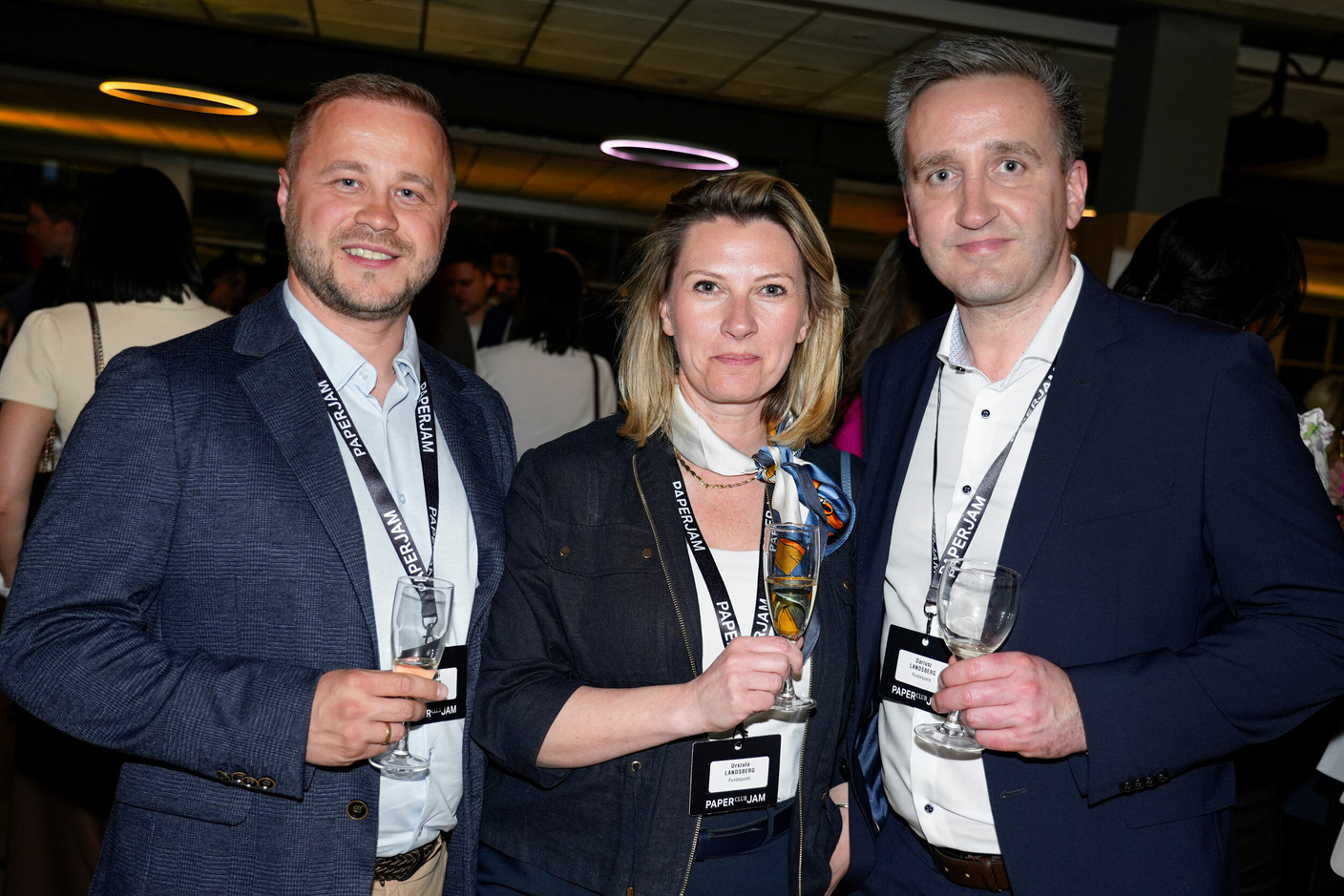 Wiktor Melion, Urszula Landsberg et Dariusz Landsberg, (Fundequate). (Photo : Virginie Willemet/VYou)