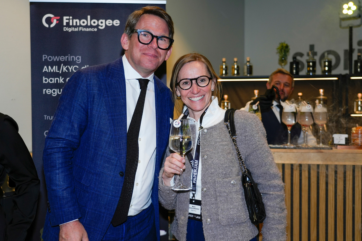 Torsten Sauer (Norton Rose Fulbright) et Maria Von Oldenskiold (Aztec Group). (Photo : Virginie Willemet/VYou)