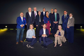 Micaela Forelli (M&G Investments), Pedro Alonso-Lamberti (Allianz Global Investors), Friederike Werner (DWS Investment), Pedro castilho (Verbalius) Raphaël Eber (Stonehage Fleming), Claus Mansfeldt (SwanCap Investment Management), Adelaide Cracco (European Investment Fund), Michael Maldener (Clearlake Credit), Hind El Gaidi (ICG Luxembourg), Serge Weyland (Alfi), Grégoire Droz (Union Bancaire Privée), Torsten Sauer (Norton Rose Fulbright) and Maria Von Oldenskiold (Aztec Group). Photo: Virginie Willemet/VYou