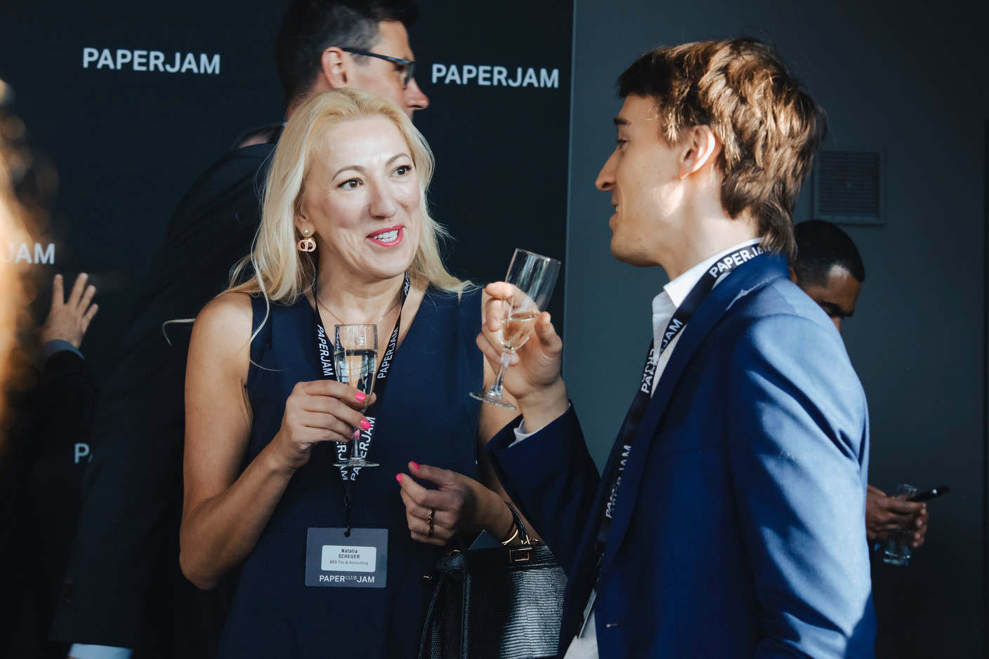 Natalia Scheuer (BDO Tax & Accounting) on the left. Photo : Virginie Willemet/VYou
