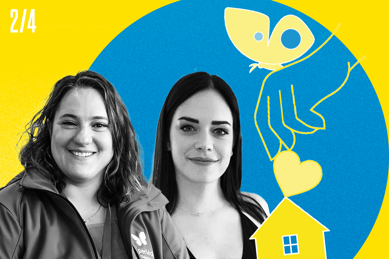 Audrey Cornelles, responsable Admissions & Communication & Charlotte Grandidier, responsable Activités Infirmeries SASD chez Päiperléck. Maison Moderne