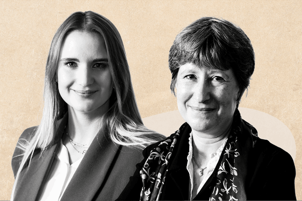 Sara Marpino, industry affairs advisor & Evelyne Christiaens, head of the legal department at ALFI (Photo: Maison Moderne)