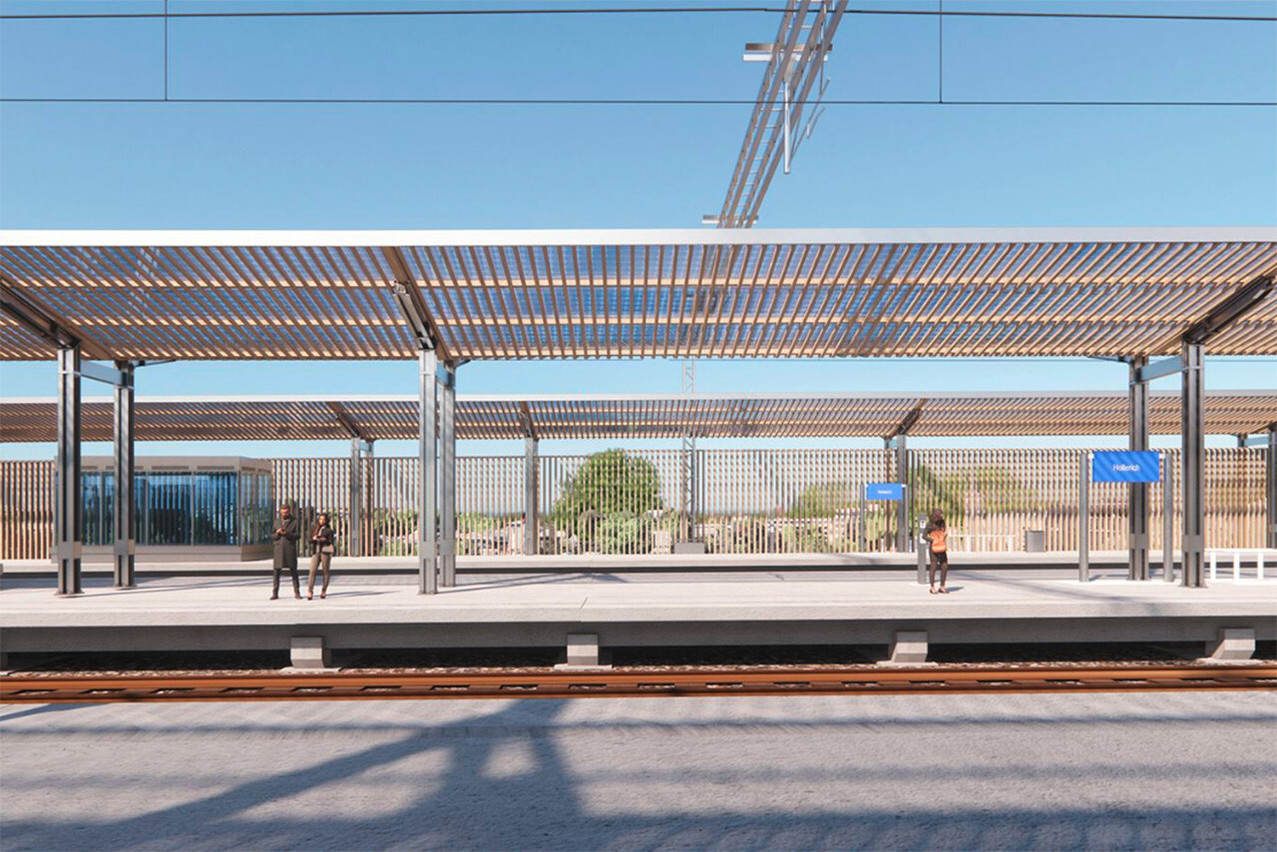 By 2035, some 16,000 passengers a day are expected at Hollerich. (Photo: Dietrich Untertrifaller)