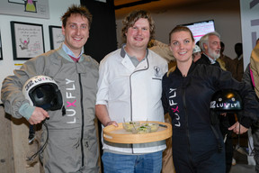 Laurent-Nicolas Marin (De Belsch) and Camille Procureur (Workplace Well-Being). (Photo: Virginie Willemet/Vyou)