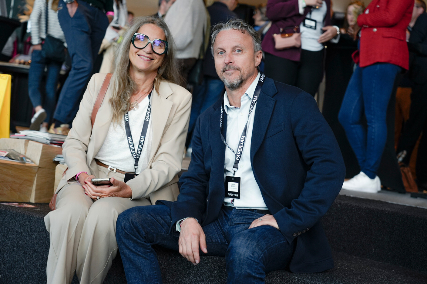 Cécile Crosson (Interflon) and Stéphane Crosson (Harmony Works Consulting). (Photo: Virginie Willemet/Vyou)