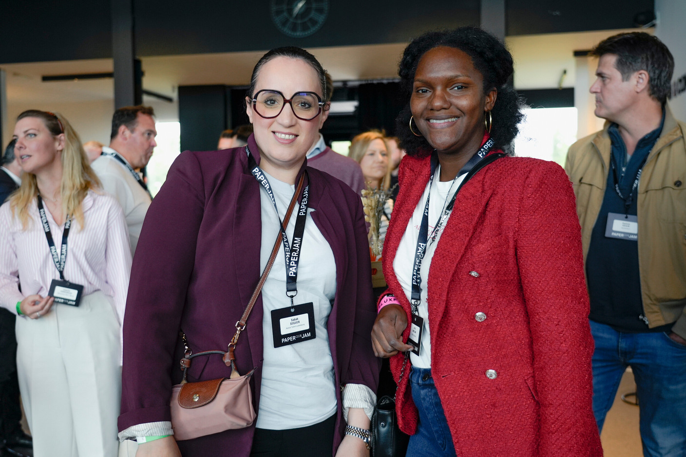Sabah Seguer (Human Talent Luxembourg) and Julia Amusan (Hello Vocation). (Photo: Virginie Willemet/Vyou)