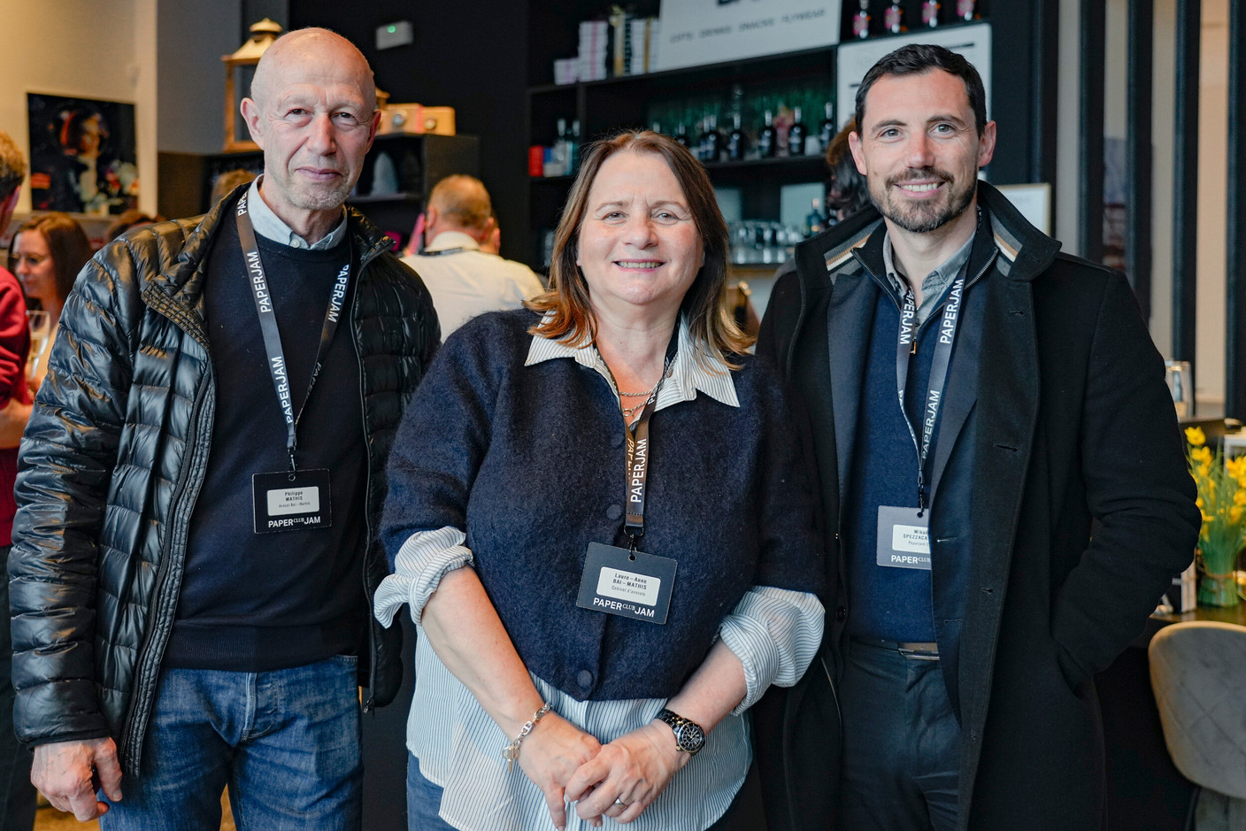 Philippe Mathis, Laure-Anne Bai-Mathis (Cabinet d’avocats Baï-Mathis) and Mikaël Spezzacatena (Paperjam). (Photo: Virginie Willemet/Vyou)