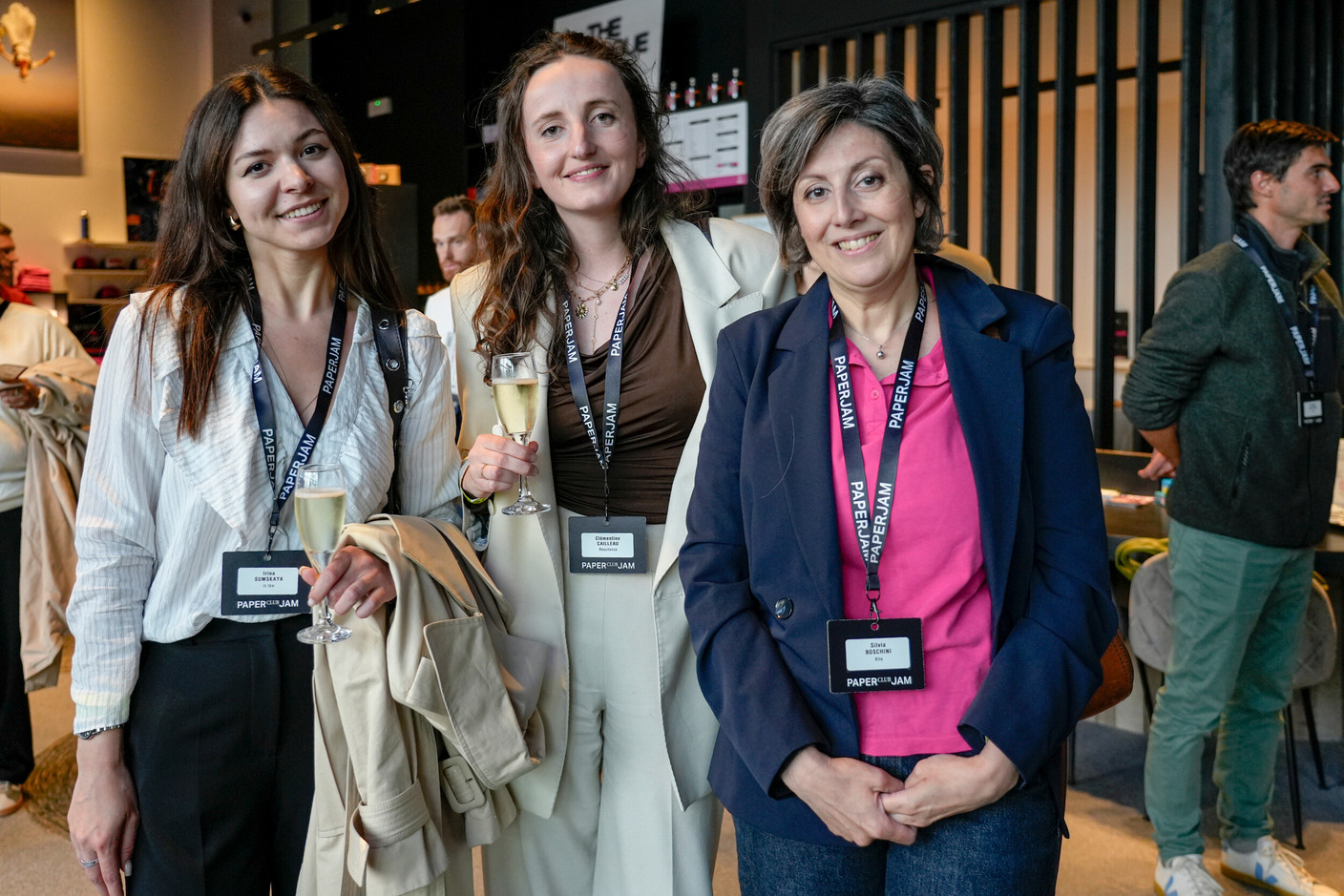 Irina Sumskaya (/c law), Clémentine Cailleau (Resultance) and Silvia Boschini (Kite). (Photo: Virginie Willemet/Vyou)