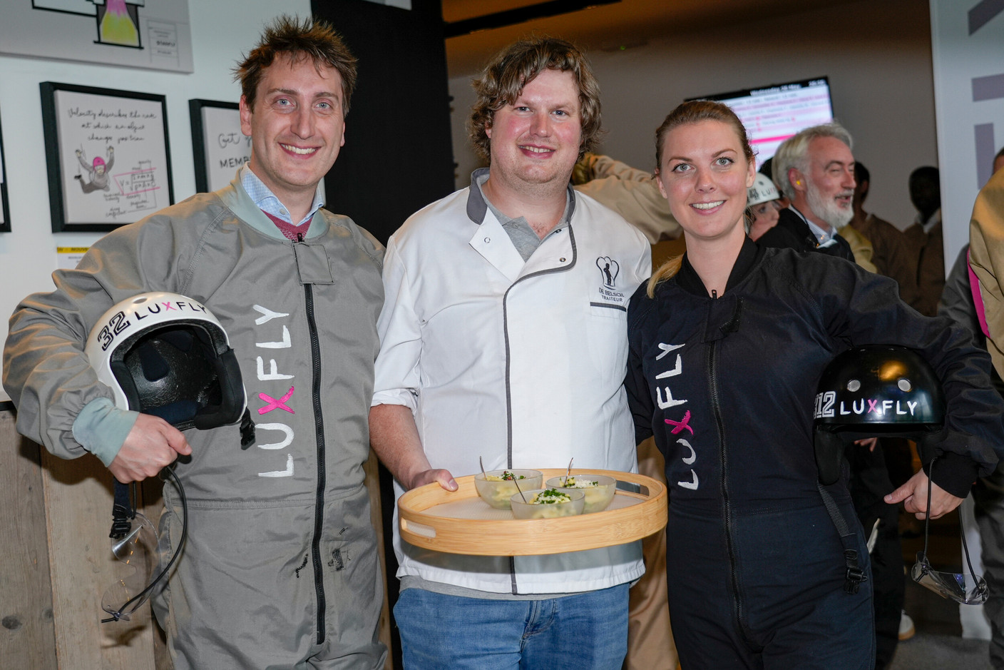 Laurent-Nicolas Marin (De Belsch) and Camille Procureur (Workplace Well-Being). (Photo: Virginie Willemet/Vyou)