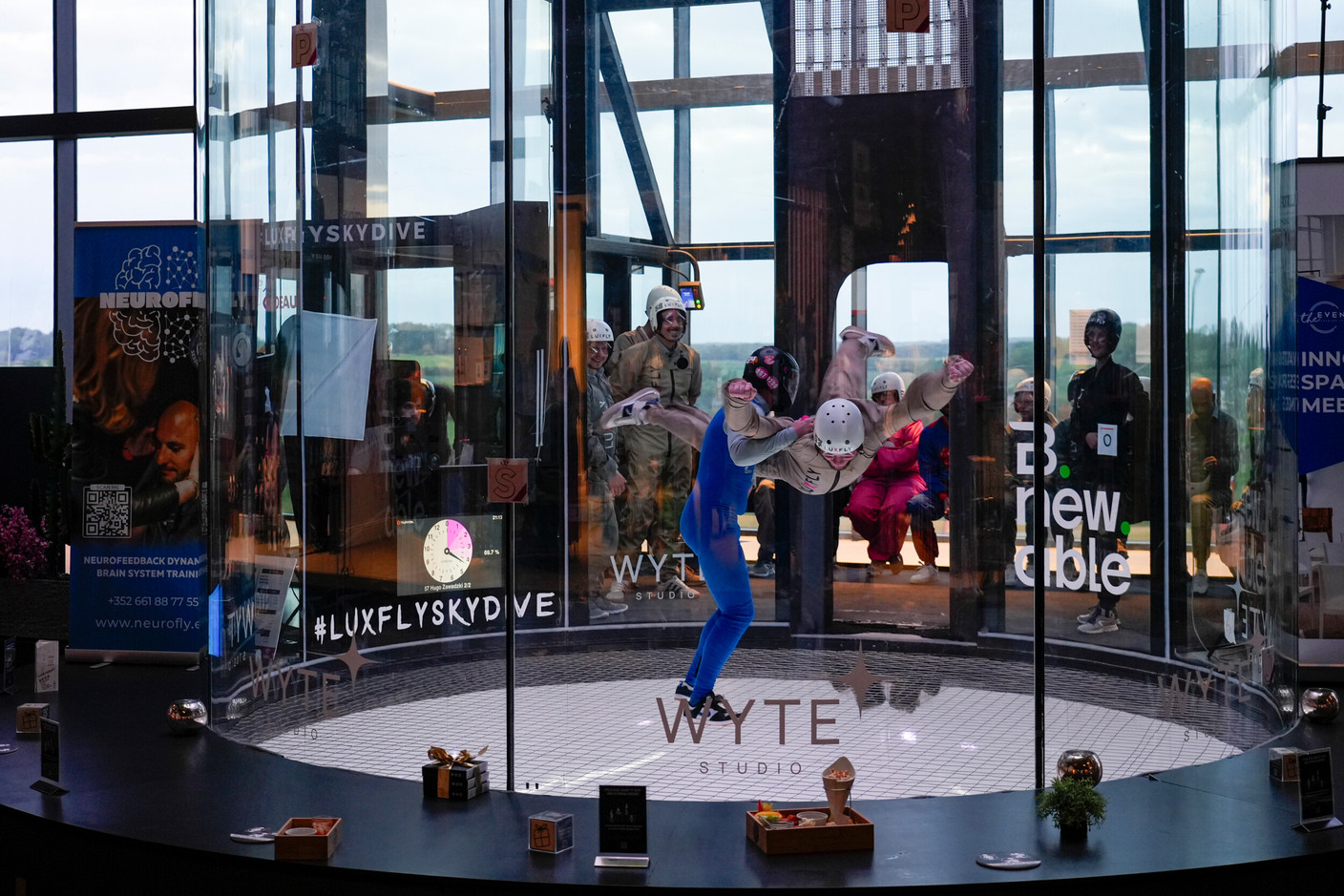 The Paperjam LuxFly Experience event took place on 20 May 2026 at Luxfly Indoor Skydive. (Photo: Virginie Willemet/Vyou)