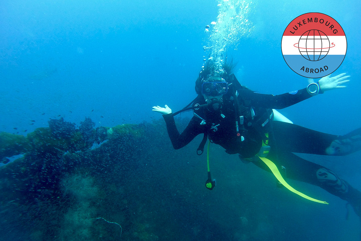 Lola Wagner, who has been studying the reefs around the Whitsunday coast in Australia, has been a certified dive master since 2020. Provided by participant
