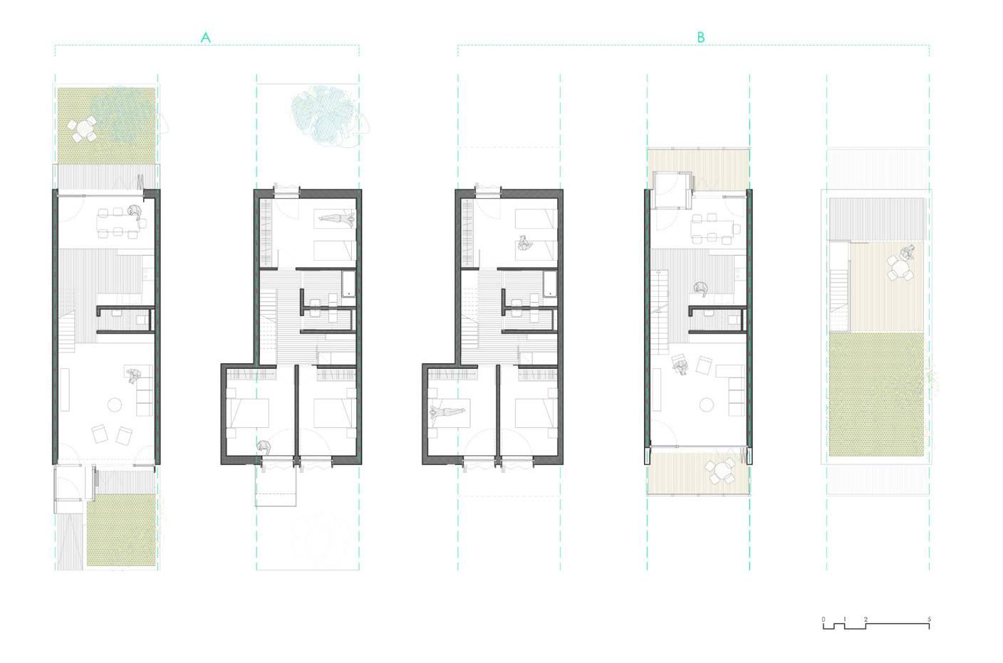 Typical floor plan of a flat Illustration: Amann.Cánovas.Maruri