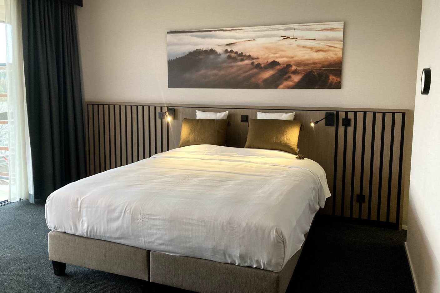 The rooms are furnished in a modern style.  Photo: Céline Coubray