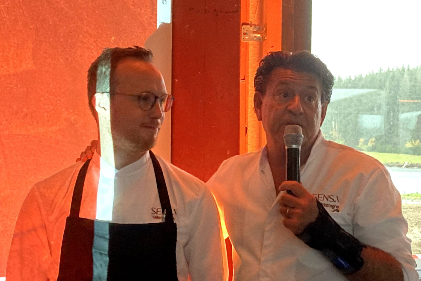 Valentin Beck and Yves Mattagne. Photo: Céline Coubray